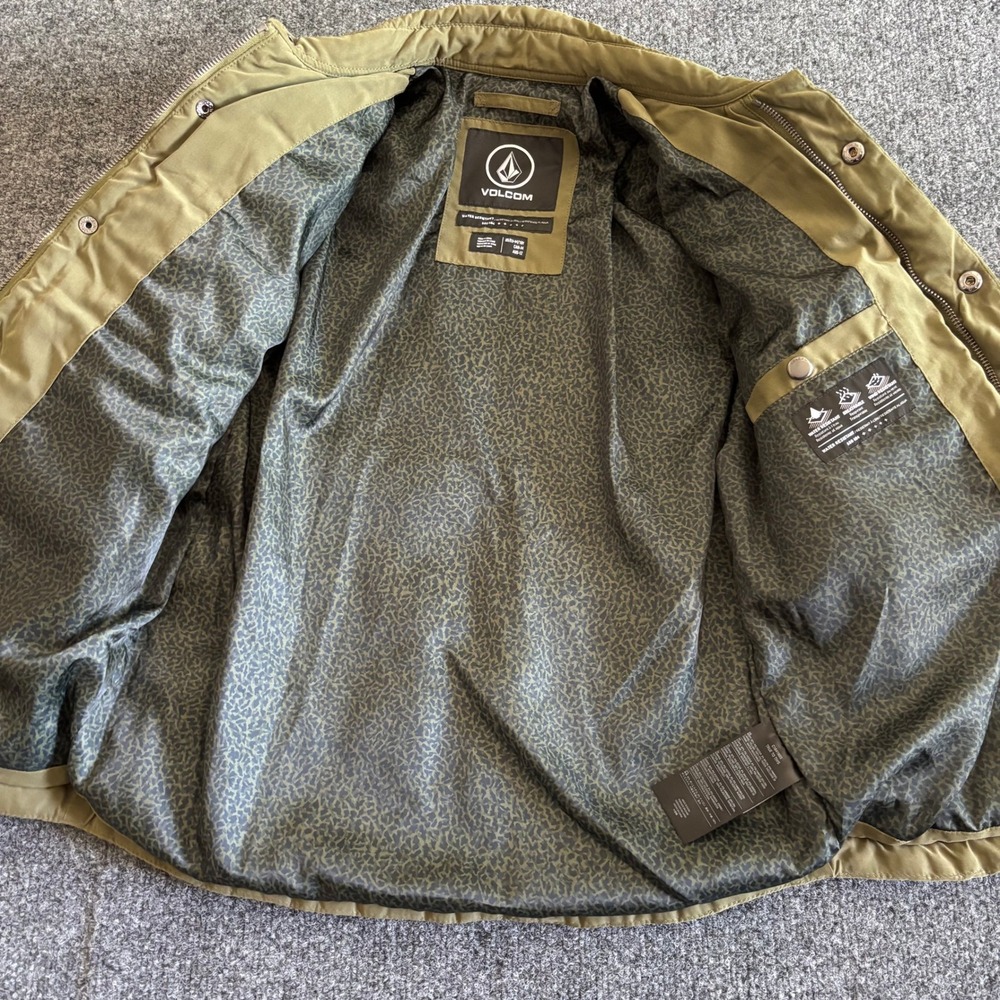 Volcom Women Quilted Water Resistant Shirt Jacket Olive Green C1641603 Size M - Picture 6 of 13